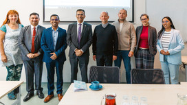 Visit of the Ambassador of India to the Department of Biophysics